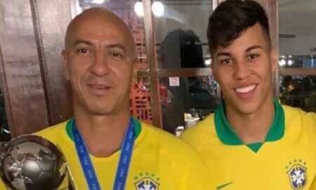 Kaio Jorge e seu pai