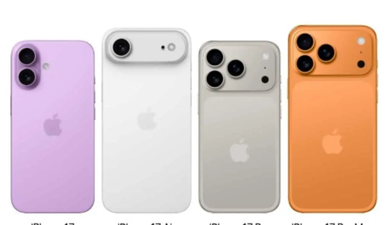 Linha Iphone 17