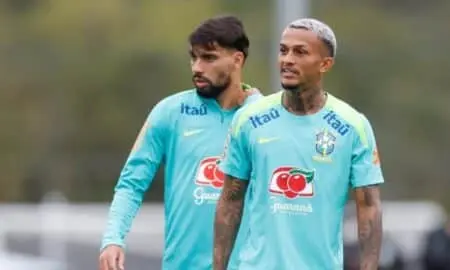 Lucas Paquetá e Wesley Seleçao brasileira