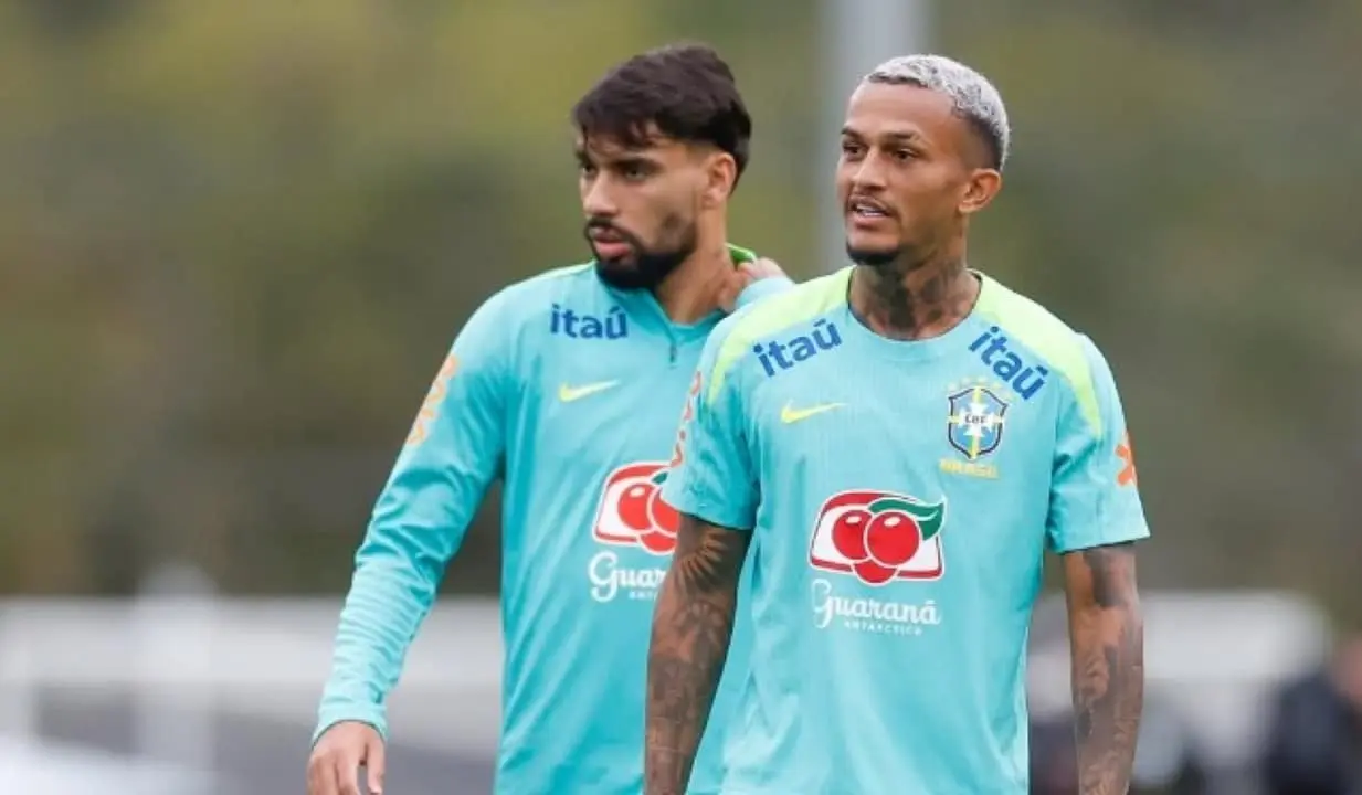 Lucas Paquetá e Wesley Seleçao brasileira