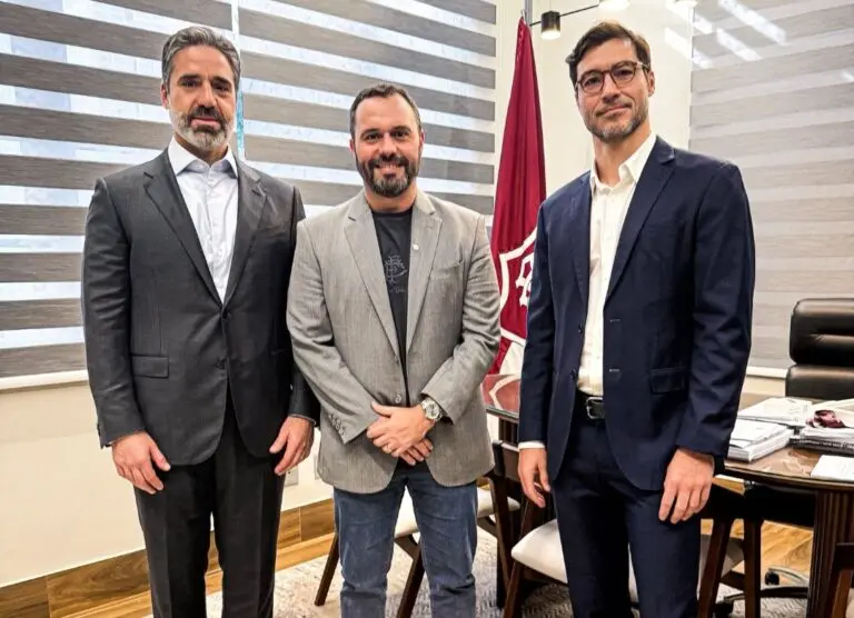 Mário Bittencourt , Carlos de Barros e Alessandro Farkuh