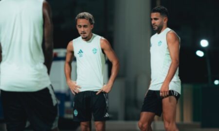 Matheus Gonçalves e Mahrez Al-Ahli