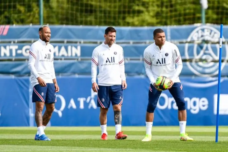 Neymar, Messi e Mbappé