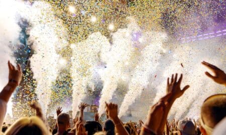 Pessoas em show festival