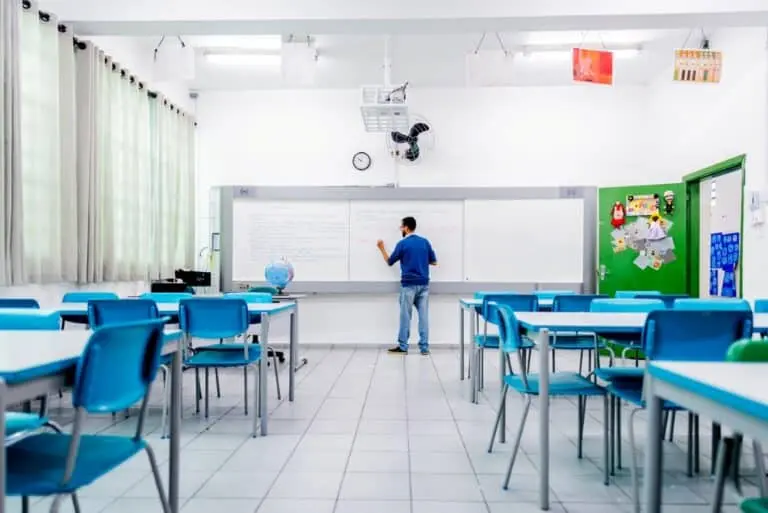 Professor, sala de aula