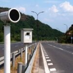Radar de velocidade da rodovia