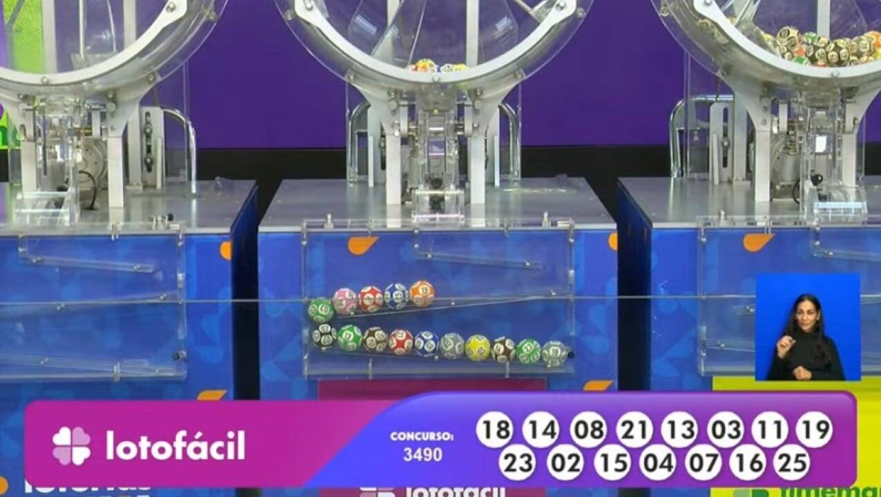 Resultado Lotofácil 3490