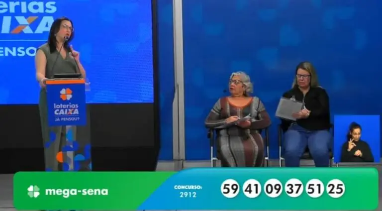 Resultado Mega-Sena 2912