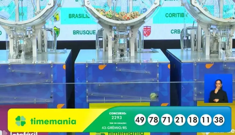 Resultado Timemania 2293