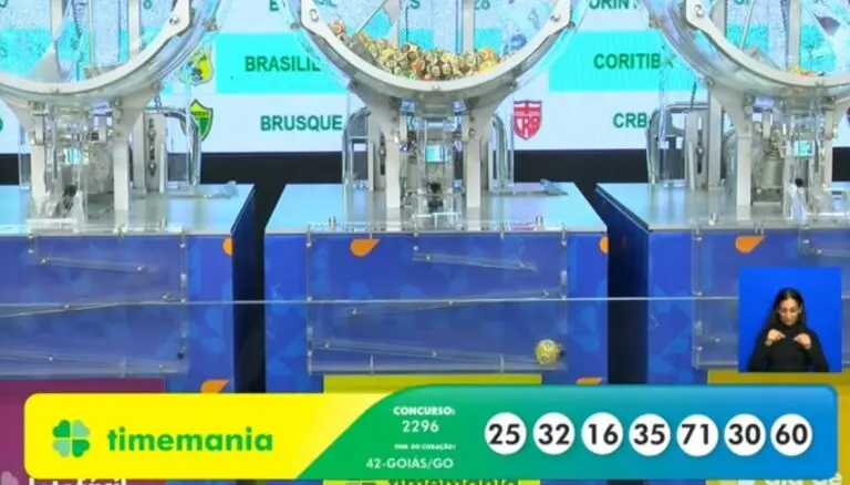 Resultado Timemania 2296