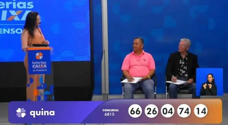 Resultado da Quina 6815