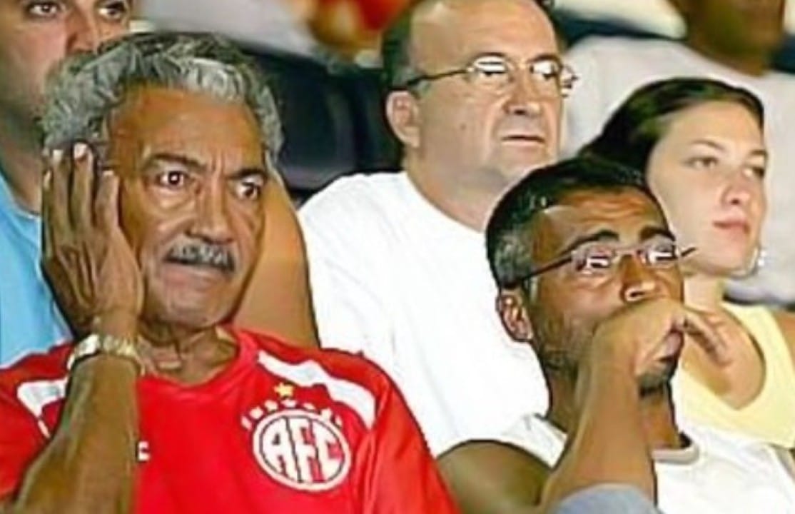 Romario com seu pai