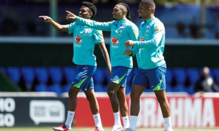 Samuel Lino, Raphinha e Estêvão na Seleção Brasileira