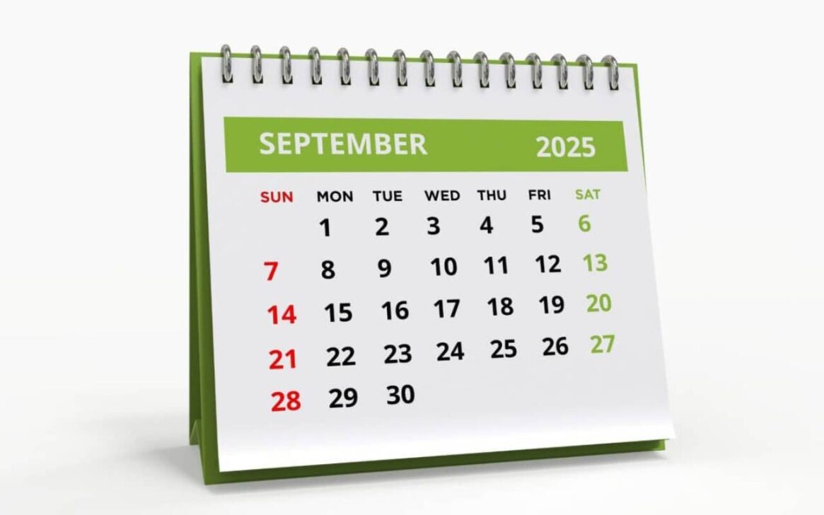 Setembro Calendario Feriado