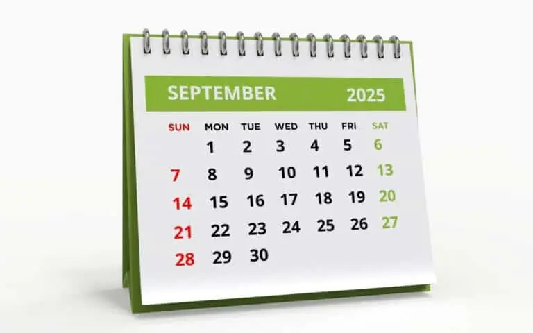 Setembro Calendario Feriado