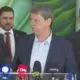 Tarcísio de Freitas em entrevista coletiva