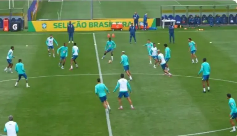 Treino da Seleção na Granja Comary