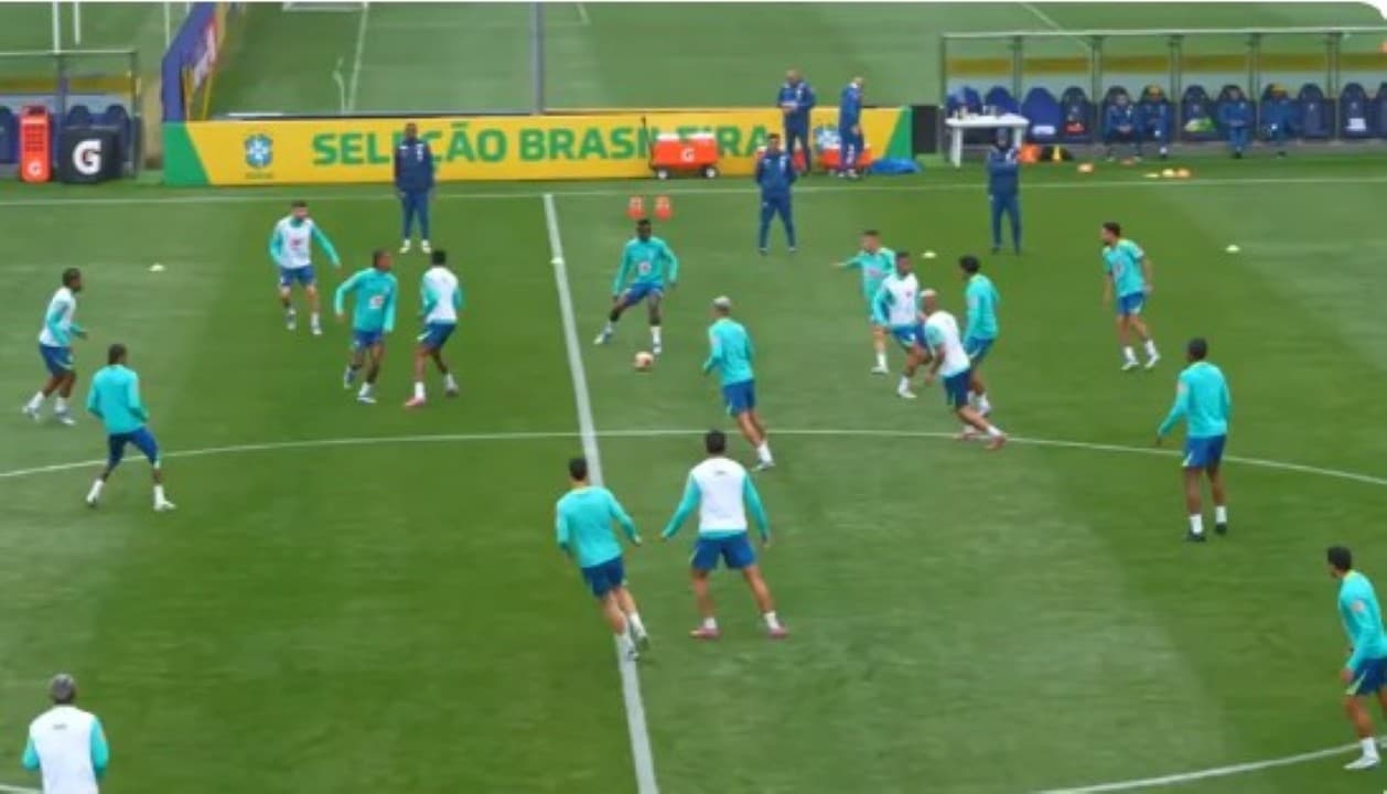 Treino da Seleção na Granja Comary