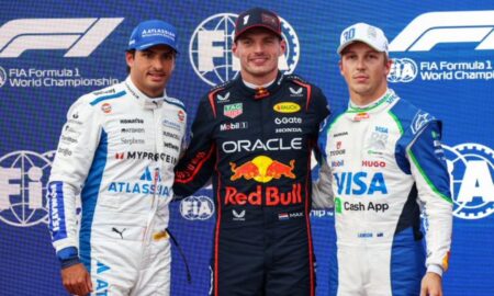 Verstappen, Sainz e Lawson