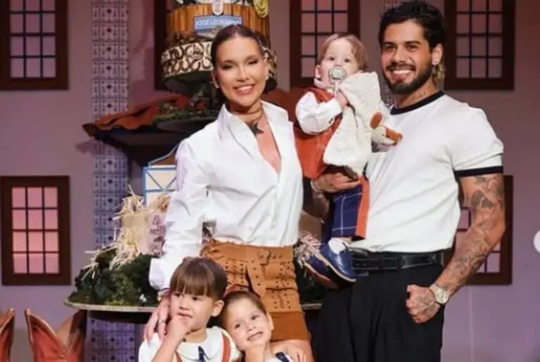 Viginia e Ze Felipe e Filhos