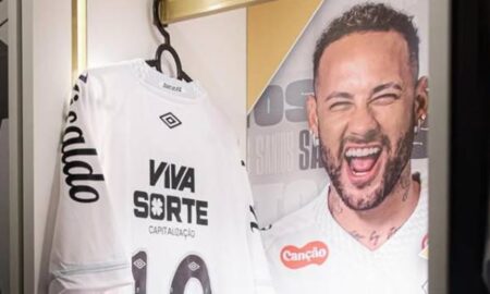 camisa 10 Neymar Santos
