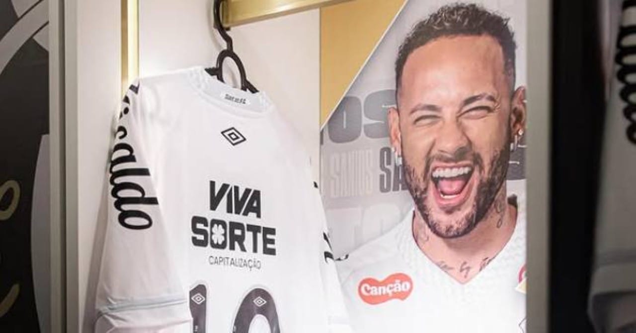 camisa 10 Neymar Santos