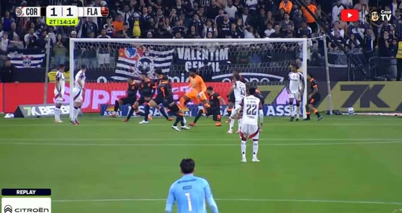 Yuri Alberto marca, mas Arrascaeta iguala em Itaquera em Corinthians x Flamengo no Brasileirão