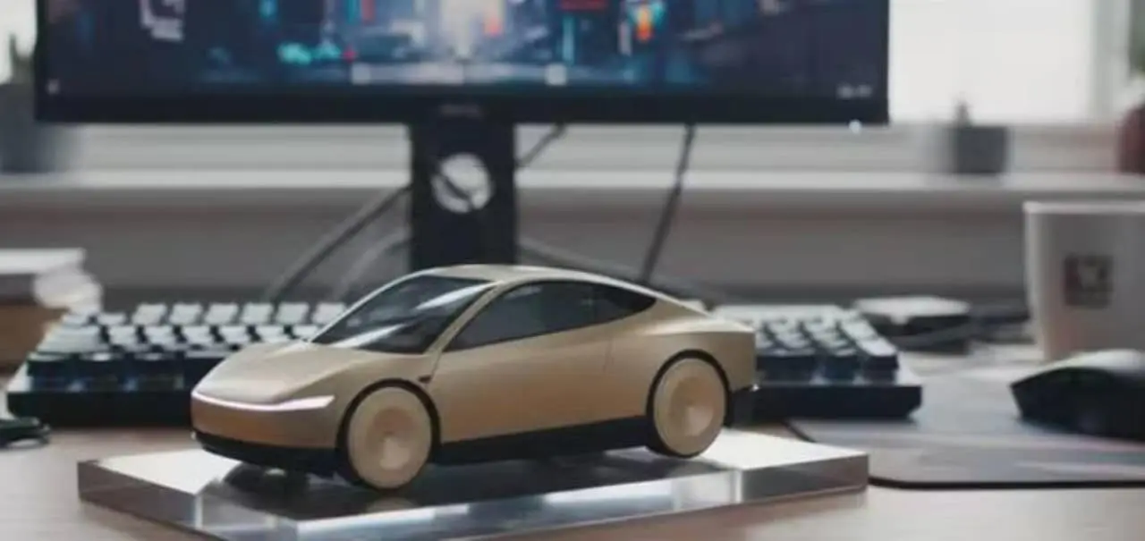 Versões digitais personalizadas de carros reais podem ser geradas com ferramentas de IA — Foto: Gemini