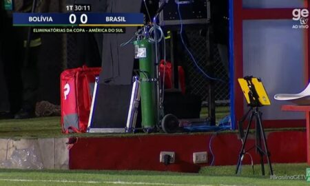 cilindro de oxigenio para seleção brasileira