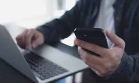 notebook, celular, esocial, empresa