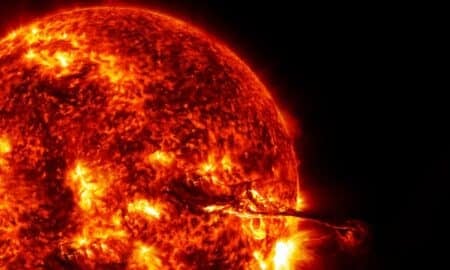 erupção solar