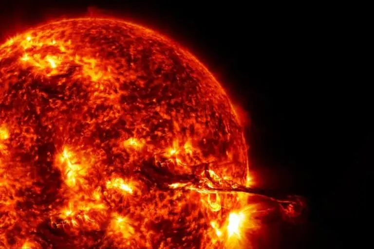 erupção solar