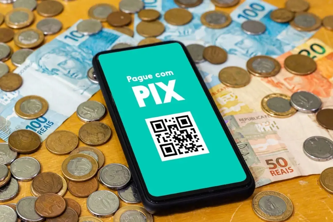 Pix, dinheiro, moedas
