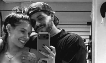 Ana Castela e Zé Felipe treinando