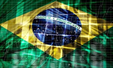 Bandeira do Brasil, gráfico financeiro
