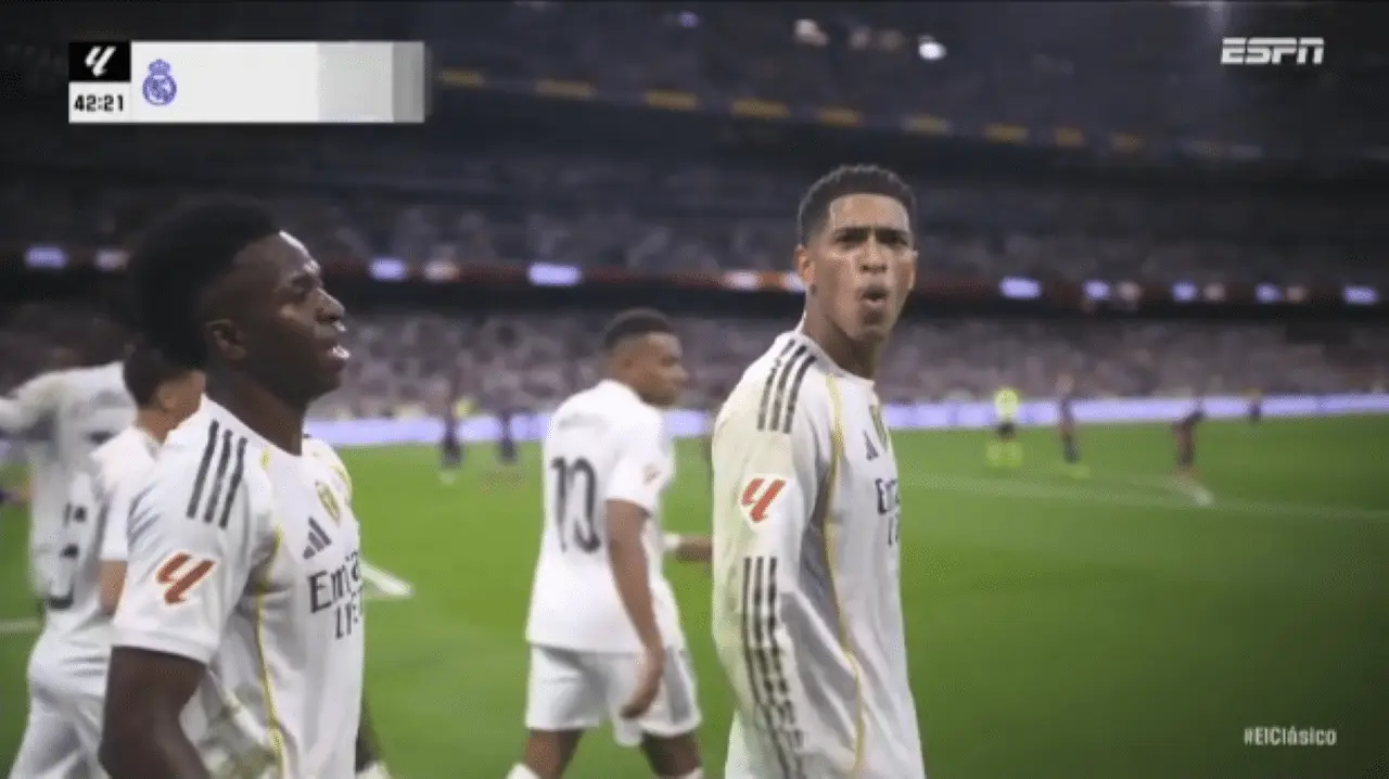 Bellingham marca no El Clássico
