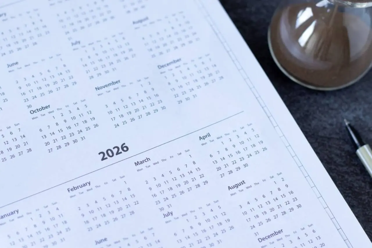 Calendário 2026, feriados, viagens