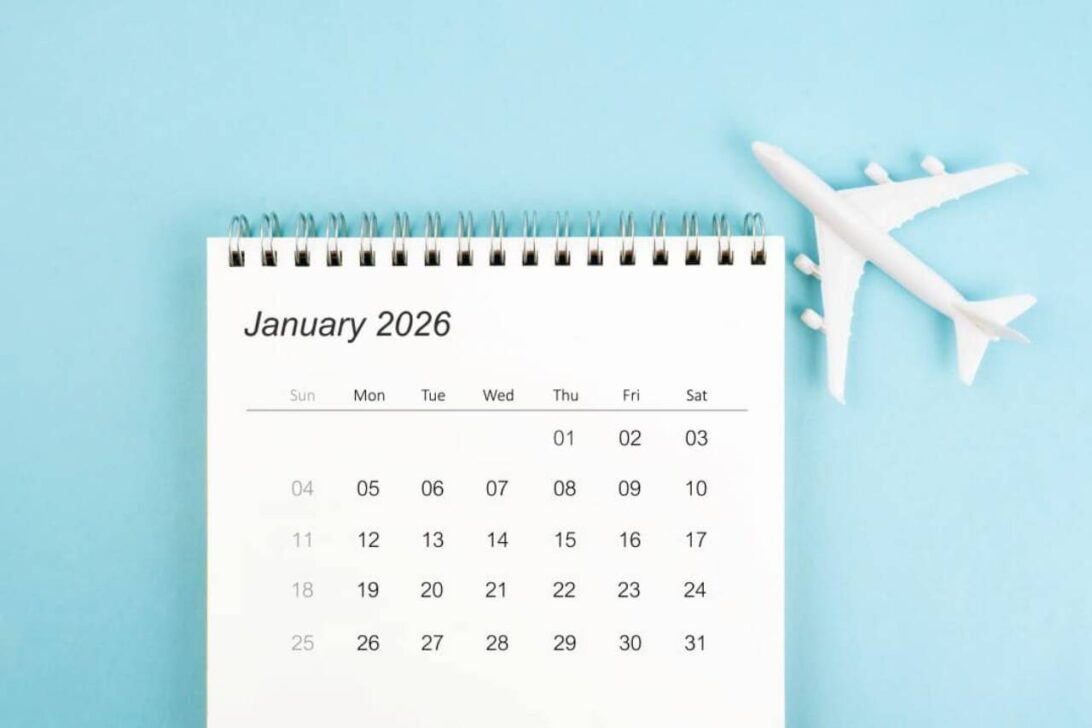 Calendário 2026, folgas, feriados, viagens