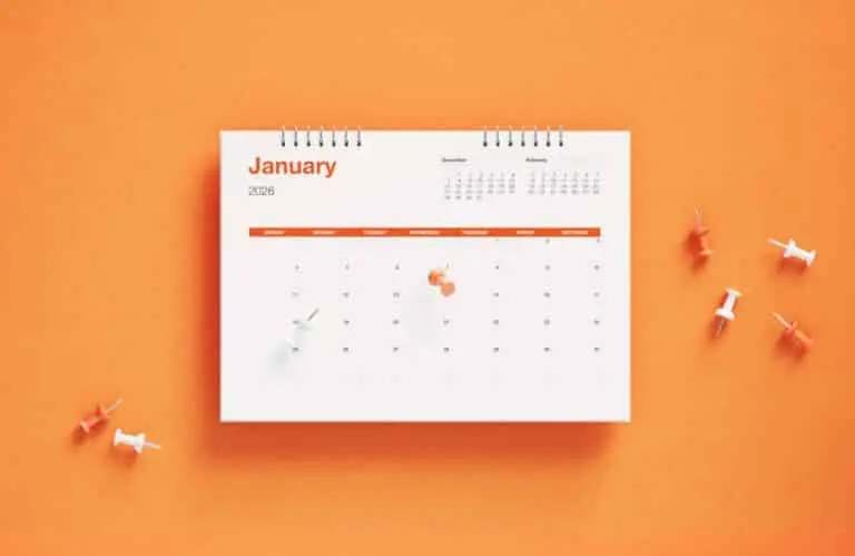 Calendário Janeiro 2026
