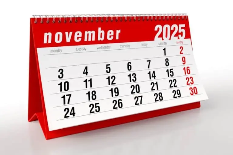 Calendário Novembro 2025