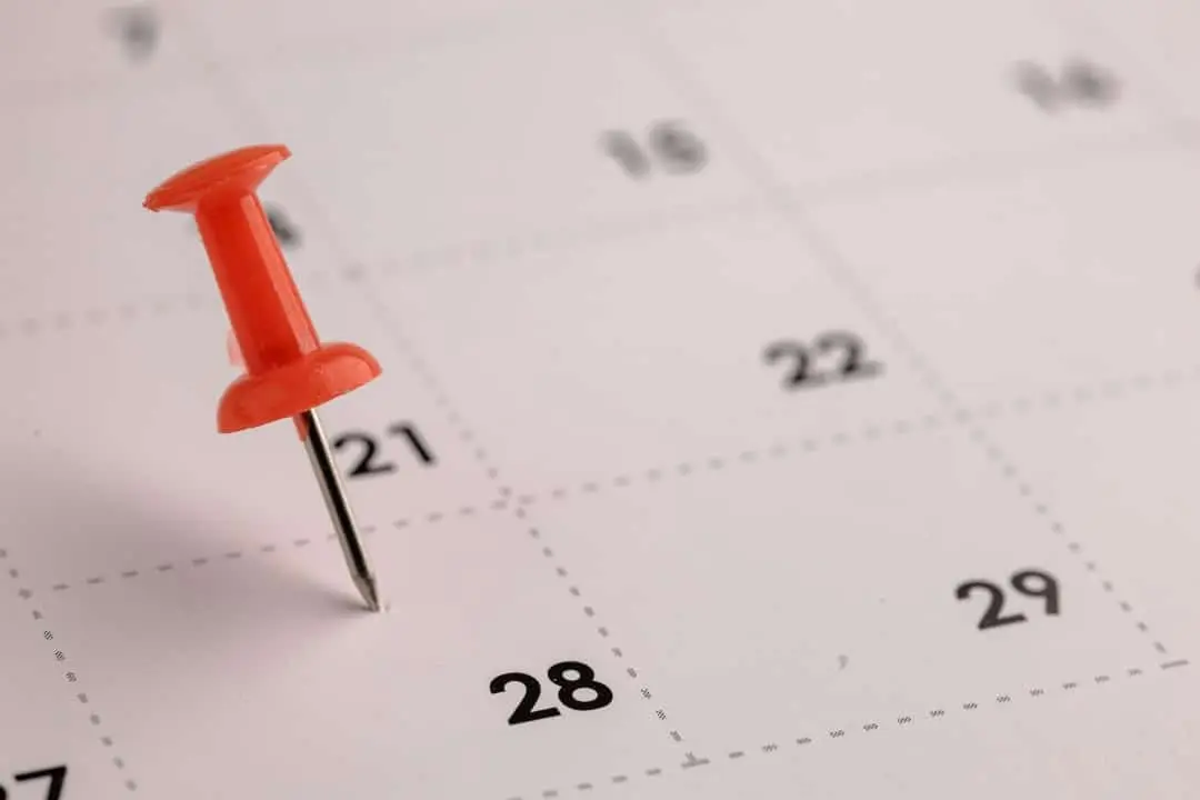 Calend&aacute;rio, folgas, feriados