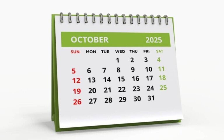 Calendário Outubro 2025