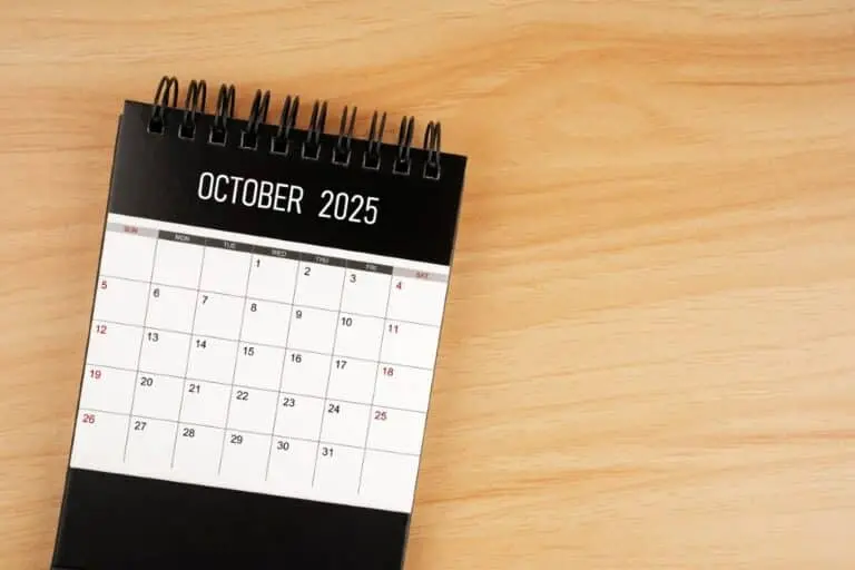 Calendário Outubro 2025