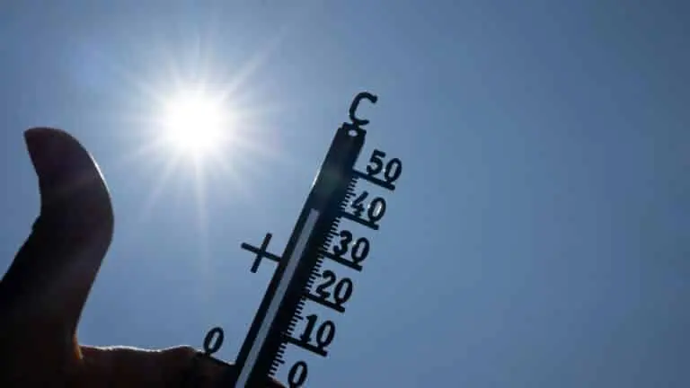 Calor, Sol, termômetro