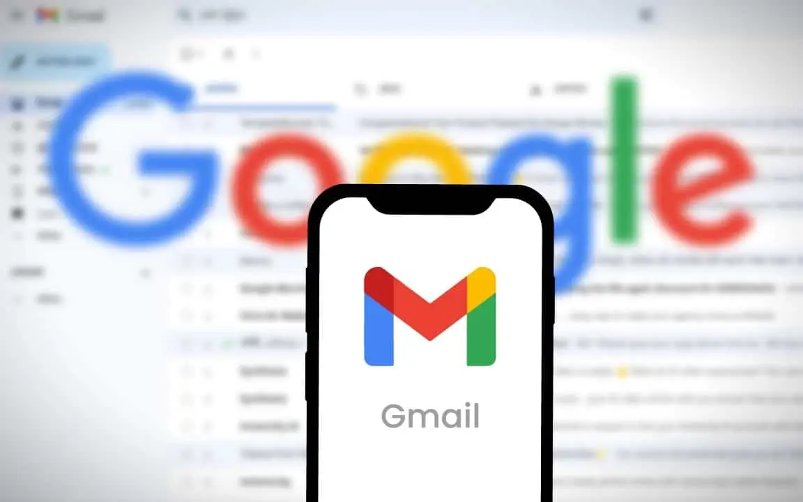 Conta Gmail, caixa de mensagens do gmail
