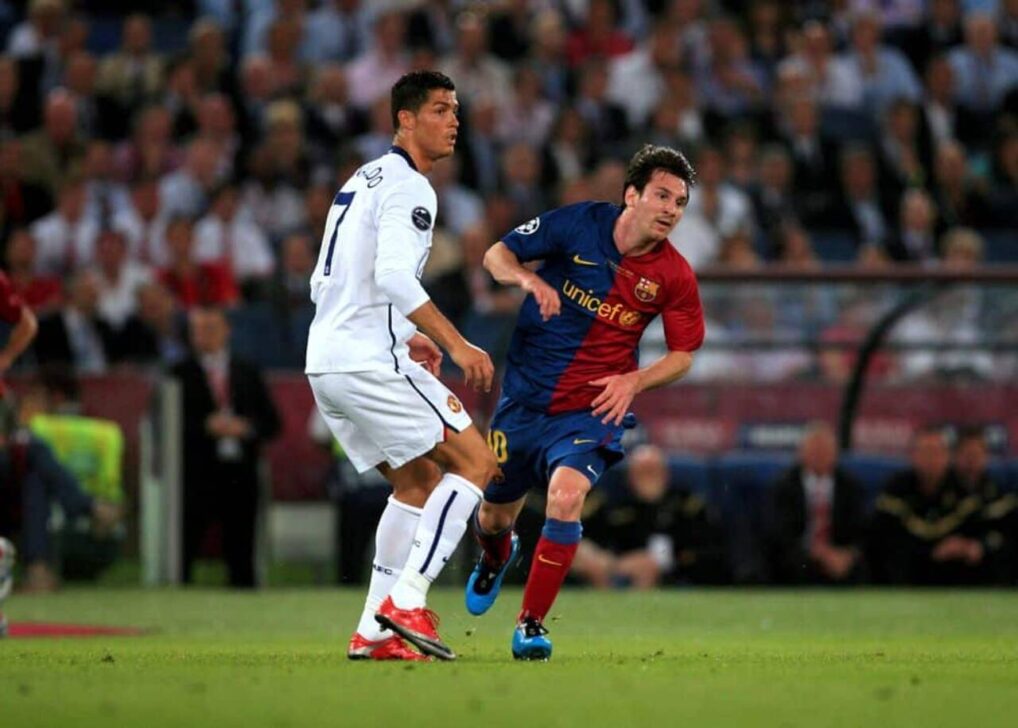 Cristiano Ronaldo e Messi