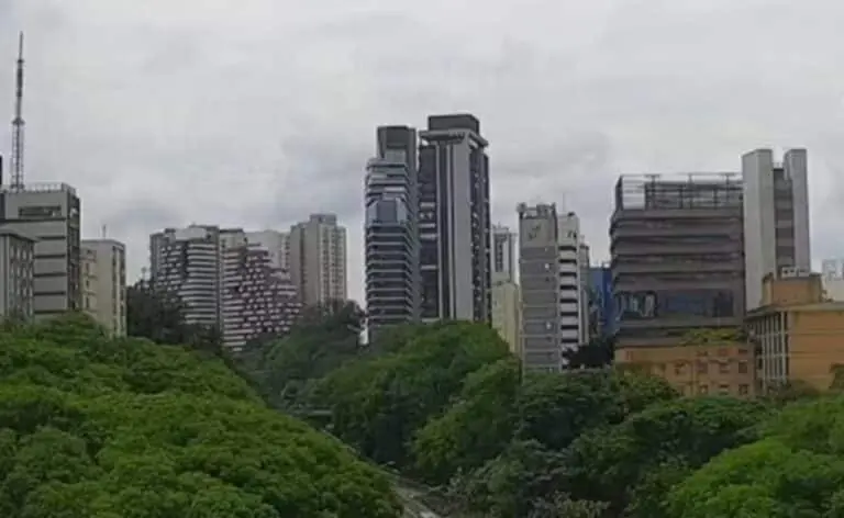 Entardecer em São Paulo