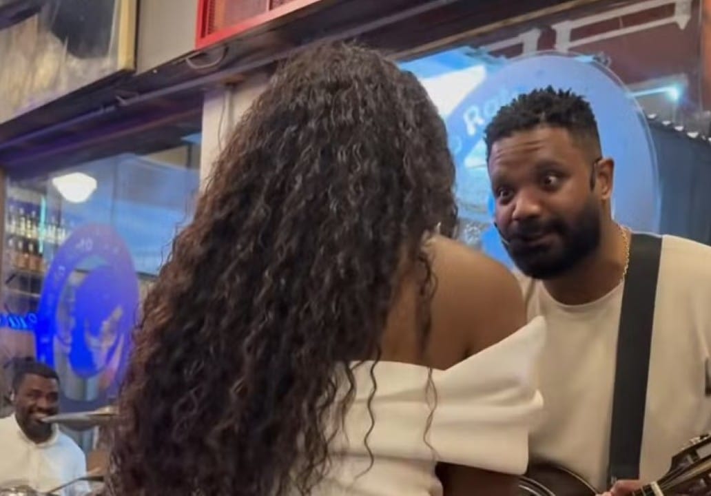 Erika Januza e Arlindinho.