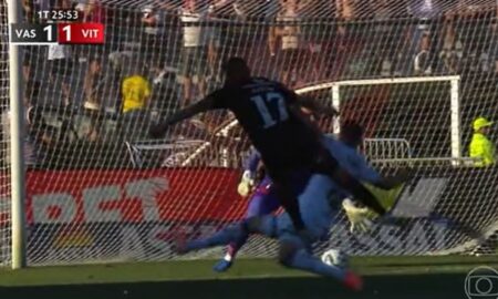 Vitória empata partida contra o Vasco com belo chute cruzado de Cantalapiedra pelo Brasileirão