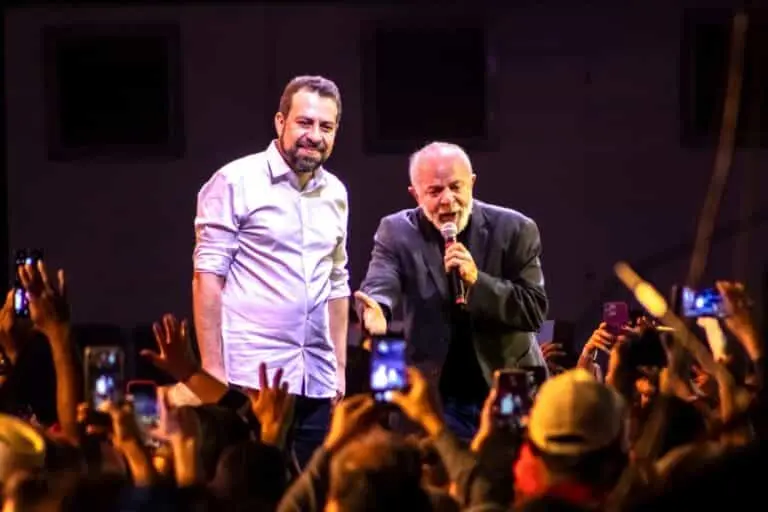 Guilherme Boulos e Lula